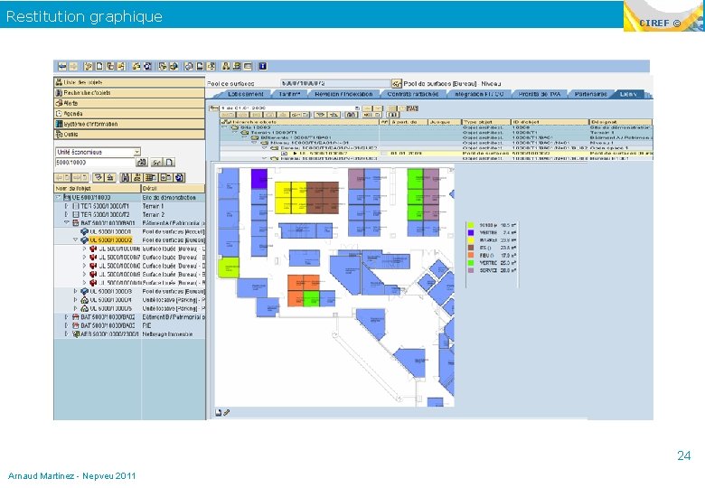 Restitution graphique CIREF © 24 Arnaud Martinez - Nepveu 2011 