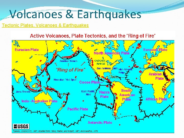 Volcanoes & Earthquakes Tectonic Plates, Volcanoes & Earthquakes 