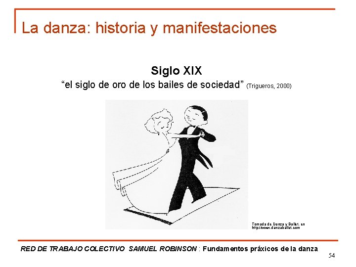 La danza: historia y manifestaciones Siglo XIX “el siglo de oro de los bailes