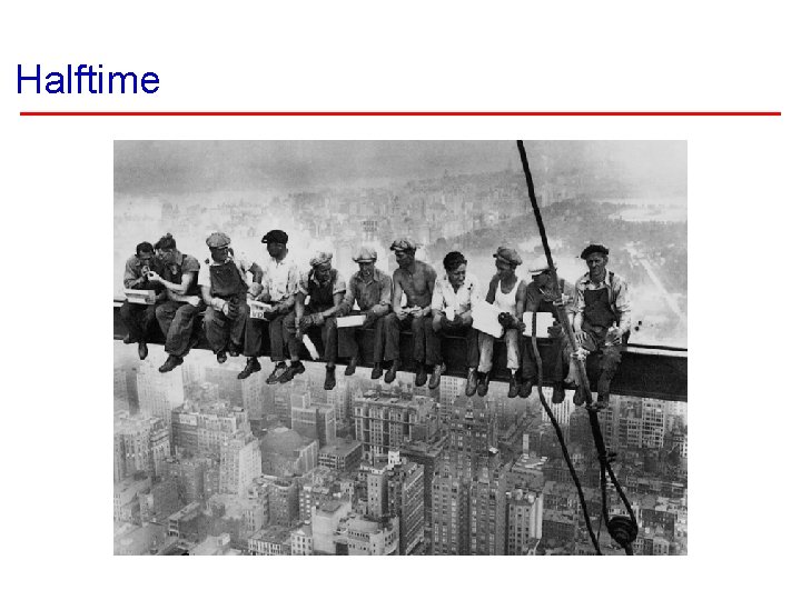 Halftime 