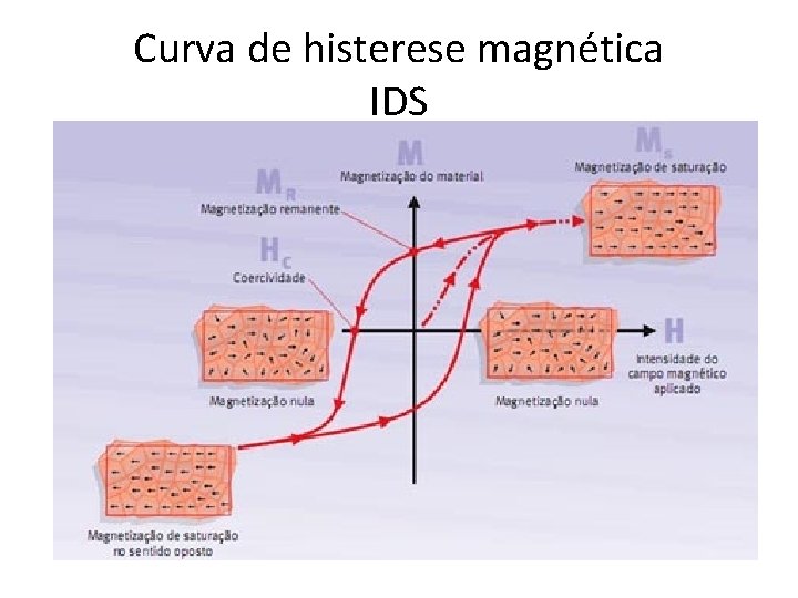 Curva de histerese magnética IDS 