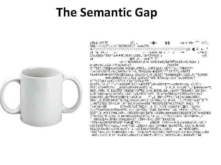 The Semantic Gap 