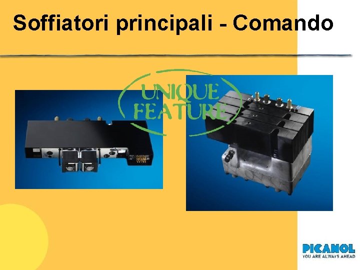 Soffiatori principali - Comando 