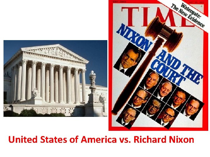United States of America vs. Richard Nixon 