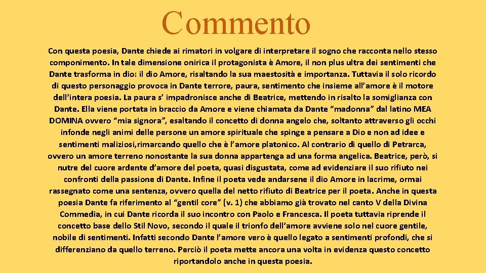 A ciascunalma presa e gentil core Dante Alighieri