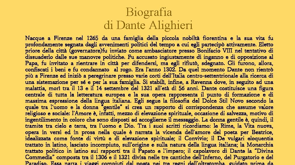 A ciascunalma presa e gentil core Dante Alighieri