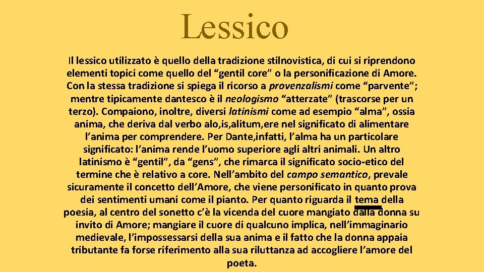 A ciascunalma presa e gentil core Dante Alighieri