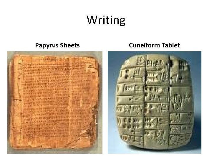 Writing Papyrus Sheets Cuneiform Tablet 