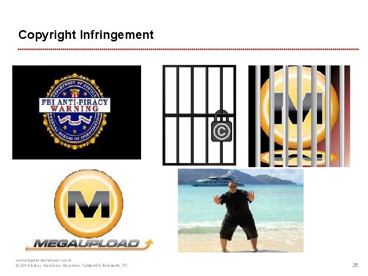 Copyright Infringement www. bakerdonelson. com © 2014 Baker, Donelson, Bearman, Caldwell & Berkowitz, PC