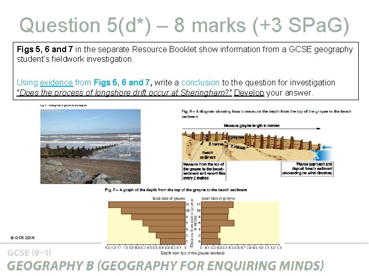 Question 5(d*) – 8 marks (+3 SPa. G) Figs 5, 6 and 7 in Question 5(d*) – 8 marks (+3 SPa. G) Figs 5, 6 and 7 in