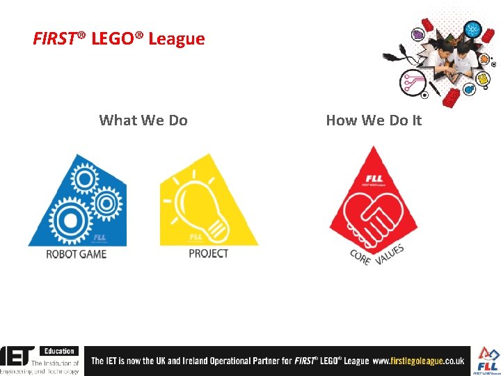 FIRST® LEGO® League What We Do How We Do It 