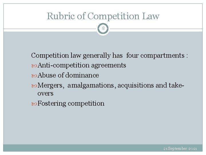 CUTS Institute for Regulation Competition 1 Awareness Programme