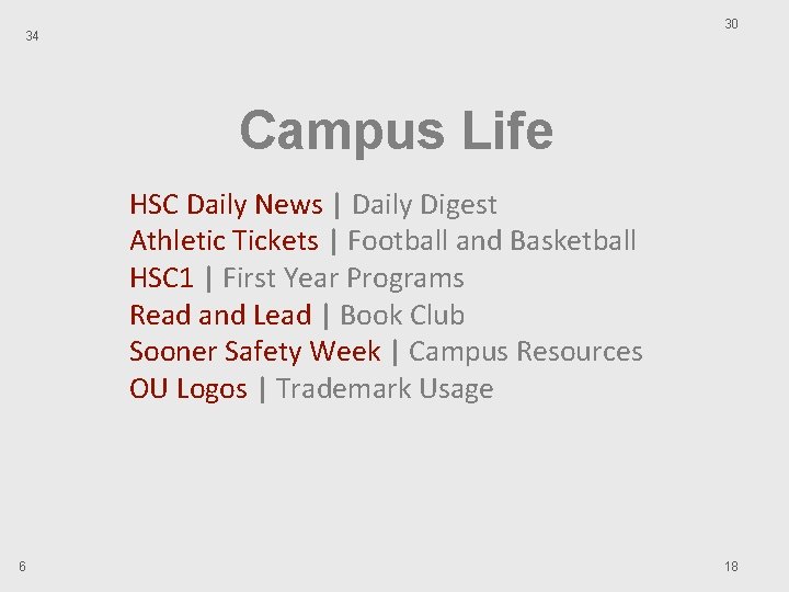 30 34 Campus Life HSC Daily News | Daily Digest Athletic Tickets | Football