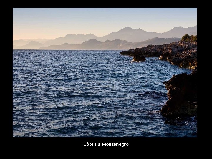 Côte du Montenegro 