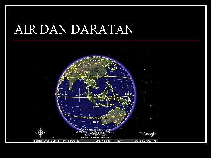 AIR DAN DARATAN 