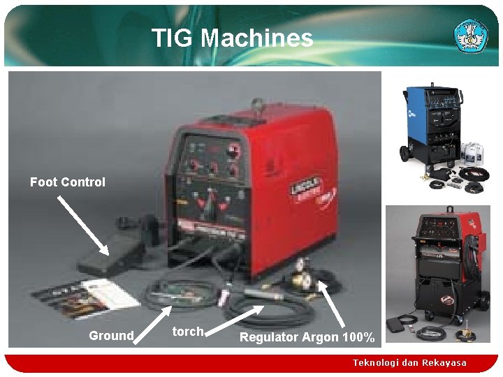 TIG Machines Foot Control Ground torch Regulator Argon 100% Teknologi dan Rekayasa 