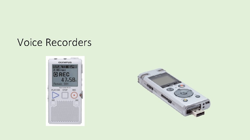 Voice Recorders 
