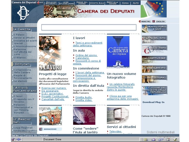 AA 2004/05 82 Sistemi multimediali Navigazione 