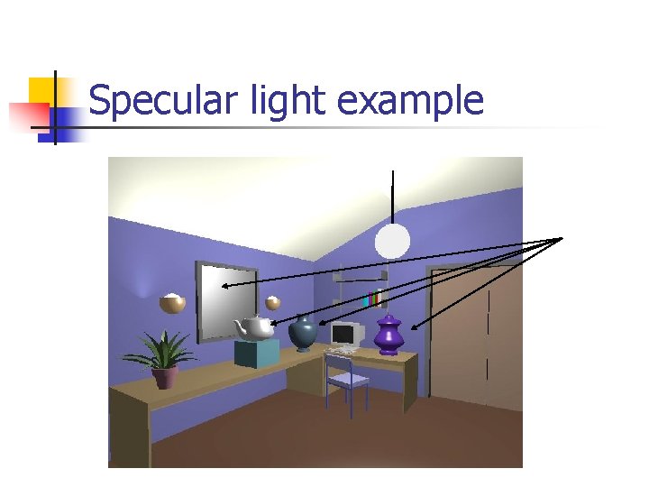 Specular light example 