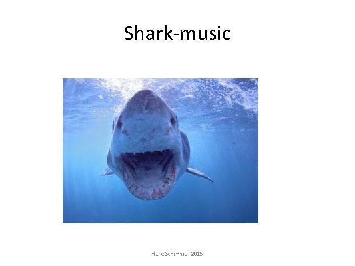 Shark-music Helle Schimmell 2015 