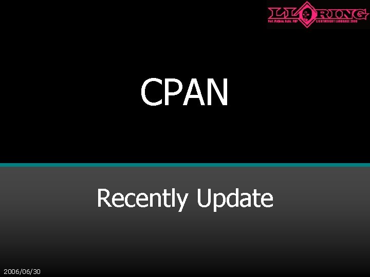 CPAN Recently Update 2006/06/30 