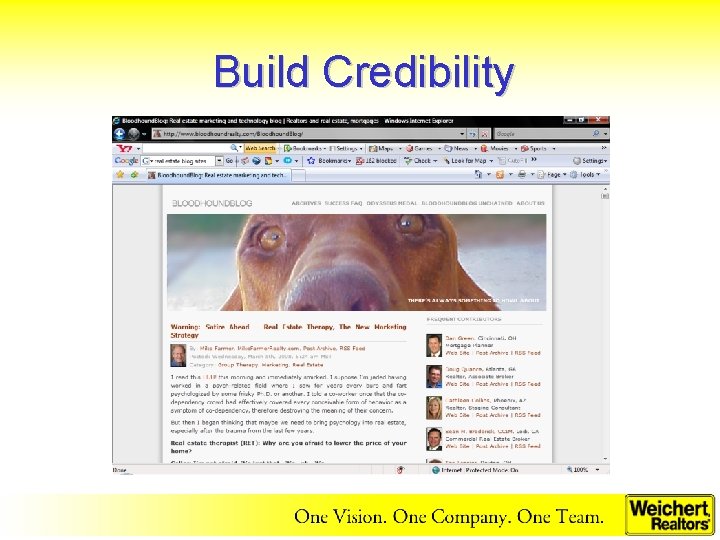 Build Credibility 