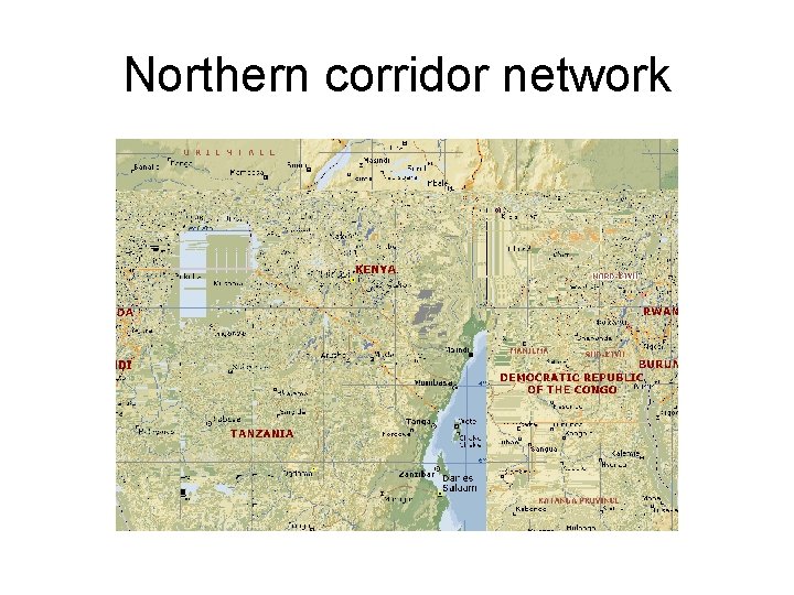 Northern corridor network 