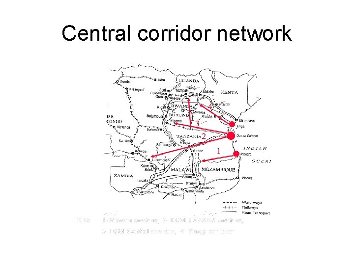 Central corridor network 