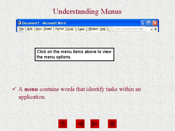 Computers Are Your Future Chapter 3 Understanding Menus Edit File ––Options for forfor Insert Computers Are Your Future Chapter 3 Understanding Menus Edit File ––Options for forfor Insert