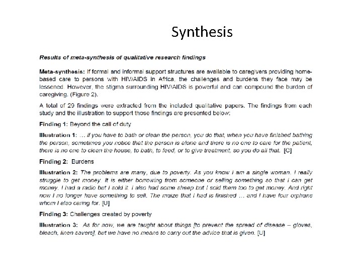 Synthesis 