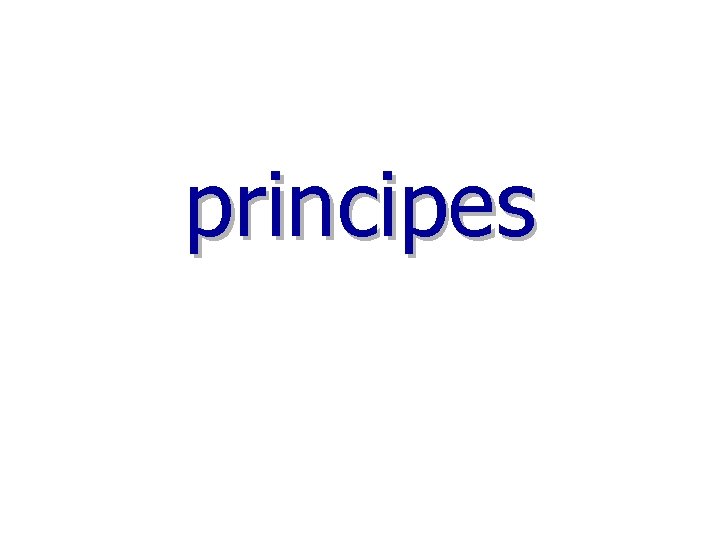 principes 