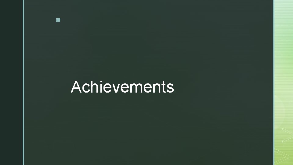 z Achievements 