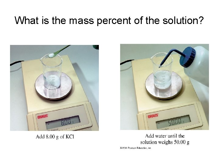 What is the mass percent of the solution? 