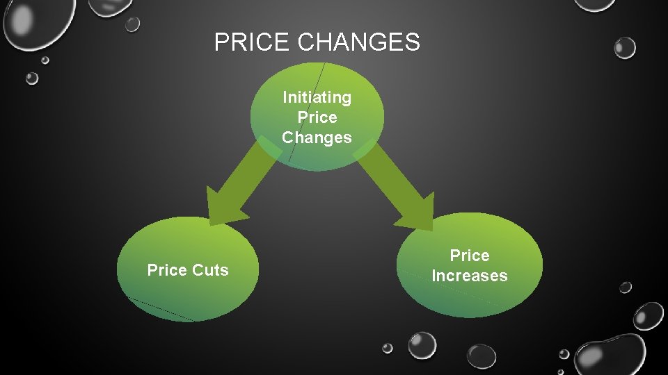 PRICE CHANGES Initiating Price Changes Price Cuts Price Increases 