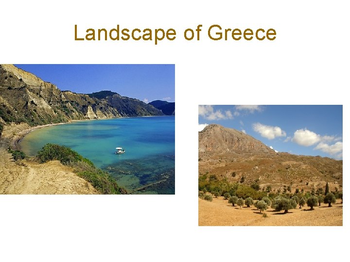 Landscape of Greece 