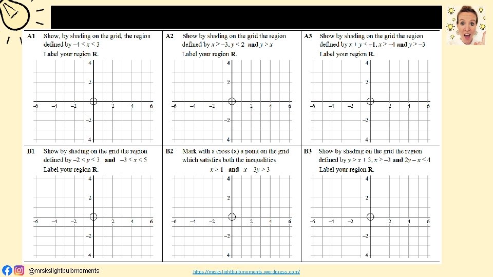 Shading Complex Regions @mrskslightbulbmoments https: //mrskslightbulbmoments. wordpress. com/ 