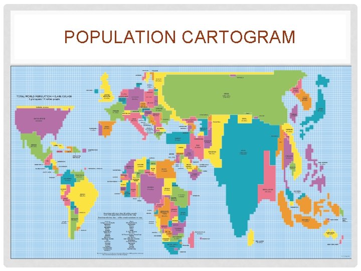 POPULATION CARTOGRAM 