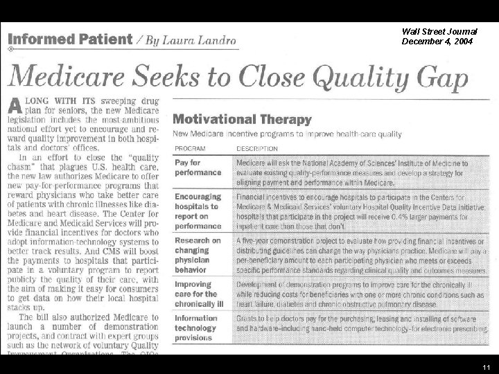 Wall Street Journal December 4, 2004 11 