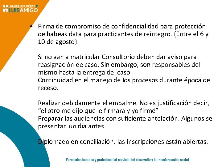  • Firma de compromiso de confidencialidad para protección de habeas data para practicantes