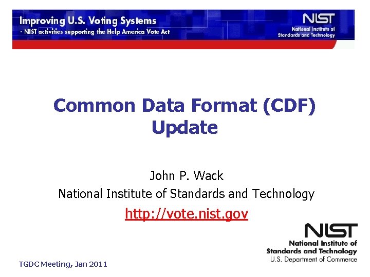 Nasa Cdf File Format Common Data Format CDF Update John P Wack