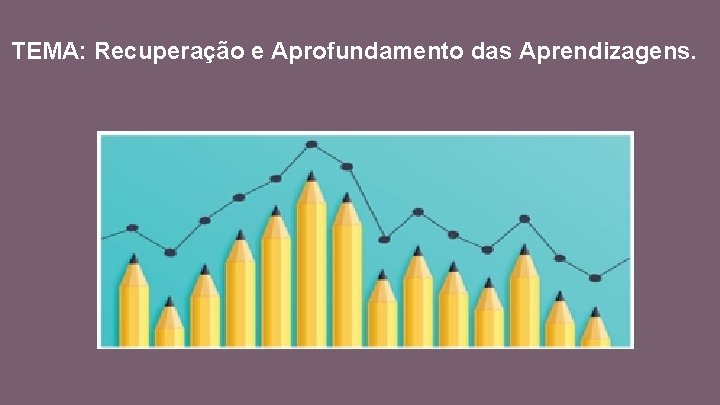 TEMA: Recuperação e Aprofundamento das Aprendizagens. 