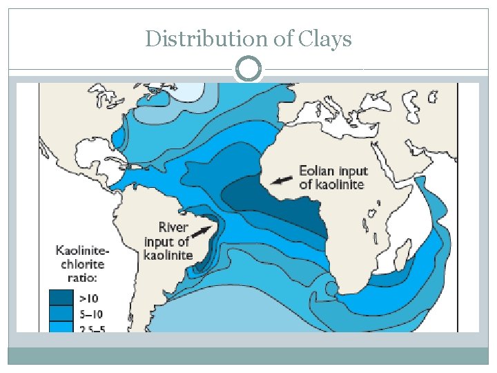 Distribution of Clays 