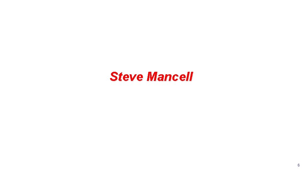 Steve Mancell 6 