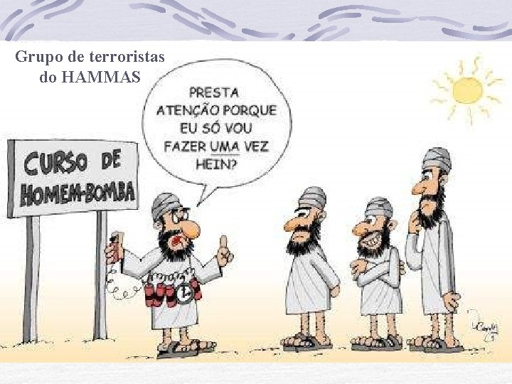 Grupo de terroristas do HAMMAS 