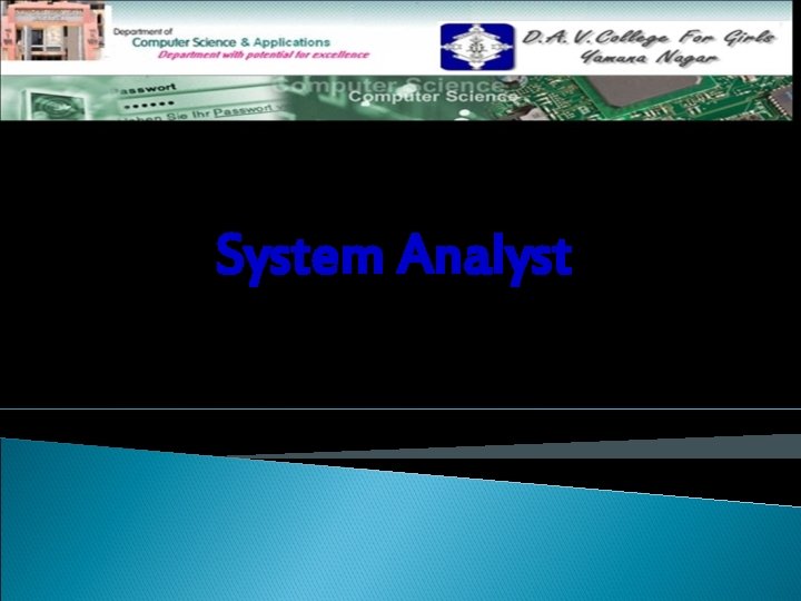 System Analyst 