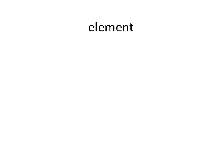 element 