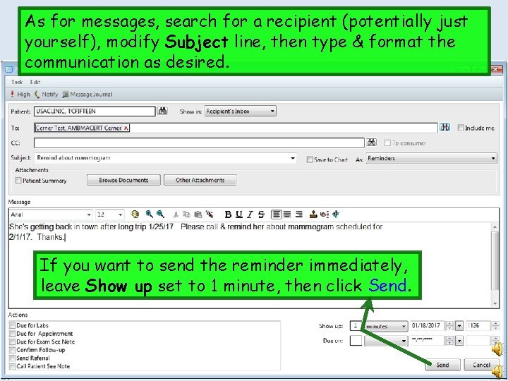As for messages, search for a recipient (potentially just yourself), modify Subject line, then