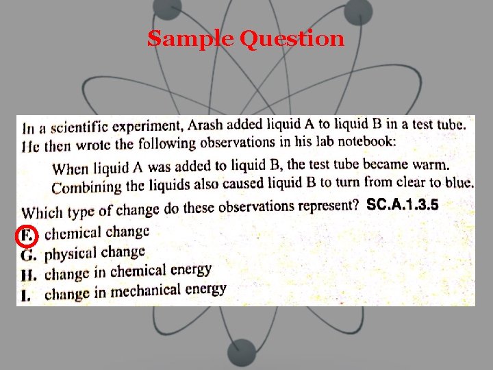Sample Question Sample Question