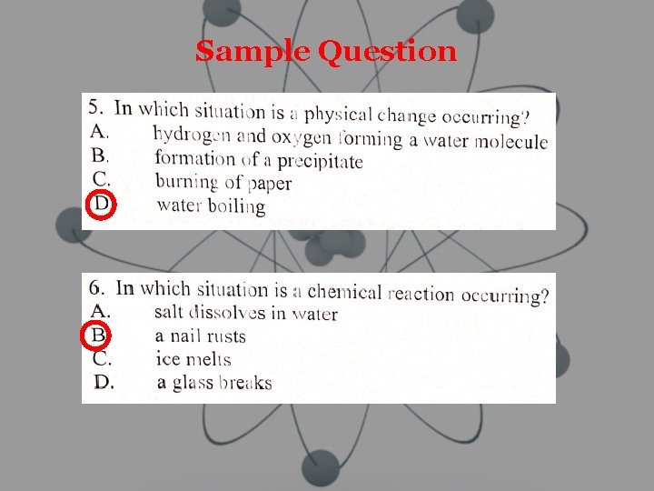 Sample Question 