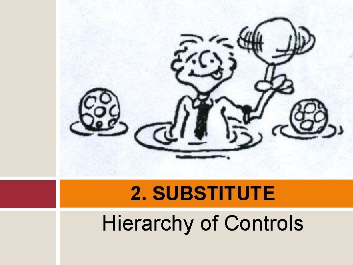 2. SUBSTITUTE Hierarchy of Controls 